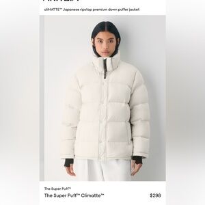 NWOT Aritzia Climatte Super Puff Jacket
